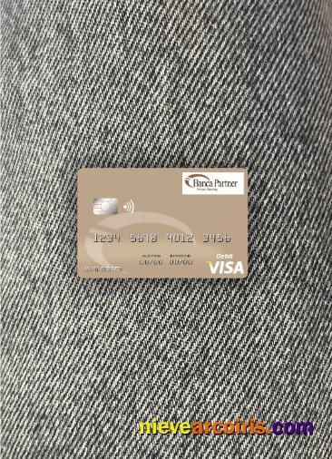 San Marino Banca Partner visa debit card photolook